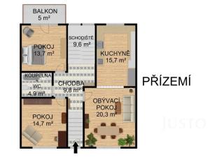 Prodej rodinného domu, Písek - Budějovické Předměstí, Alšova, 252 m2