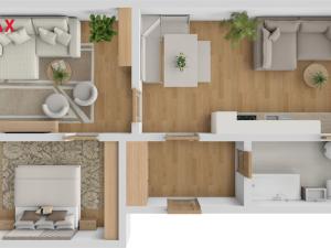 Prodej bytu 2+1, Úpice, náměstí T. G. Masaryka, 48 m2