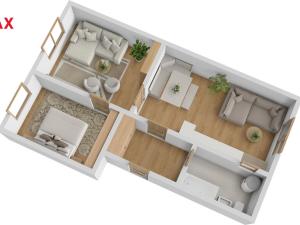 Prodej bytu 2+1, Úpice, náměstí T. G. Masaryka, 48 m2