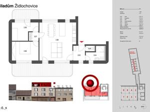 Prodej bytu 3+kk, Židlochovice, 70 m2