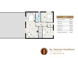 Prodej rodinného domu, Nový Knín, Reinišova, 87 m2