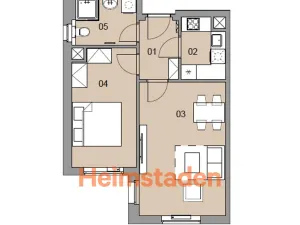 Pronájem bytu 2+1, Plzeň - Jižní Předměstí, Magisterská, 44 m2