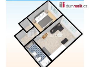 Pronájem bytu 2+kk, Praha - Vršovice, Na spojce, 44 m2