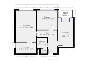 Pronájem bytu 3+1, Praha - Modřany, Poljanovova, 62 m2