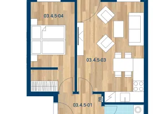 Pronájem bytu 2+kk, Praha - Smíchov, Nádražní, 54 m2