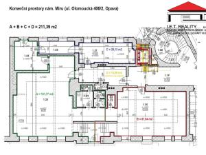 Pronájem obchodního prostoru, Opava, Olomoucká, 212 m2