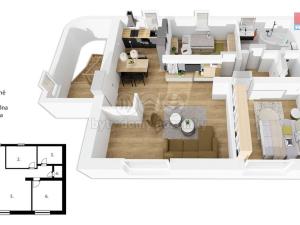 Pronájem bytu 3+kk, Dolní Dobrouč, 64 m2