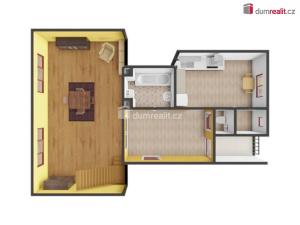 Pronájem bytu 4+1, Praha - Břevnov, Zúžená, 131 m2