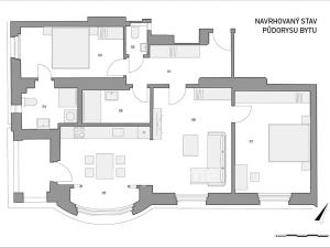 Prodej bytu 3+1, Praha - Smíchov, Na Václavce, 99 m2