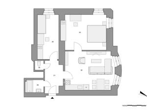 Prodej bytu 3+kk, Praha - Smíchov, Na Václavce, 63 m2