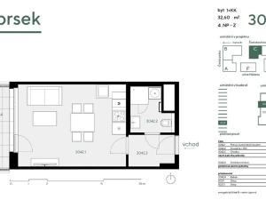 Prodej bytu 1+kk, Praha - Stodůlky, Hábova, 56 m2