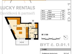 Prodej bytu 1+kk, Praha - Černý Most, Dobrovolného, 32 m2
