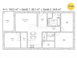 Prodej rodinného domu, Krásensko, 183 m2