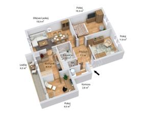 Prodej bytu 4+1, Oráčov, 92 m2
