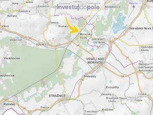 Prodej pole, Moravský Písek, 571 m2