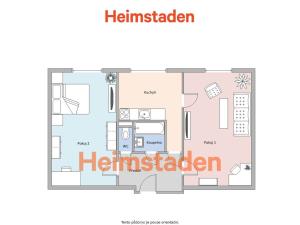 Pronájem bytu 2+1, Havířov - Město, Národní třída, 51 m2