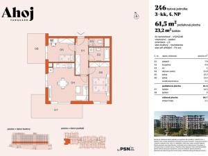 Prodej bytu 3+kk, Praha, Československého exilu, 84 m2