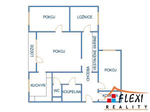 Prodej bytu 4+1, Orlová, F. S. Tůmy, 81 m2