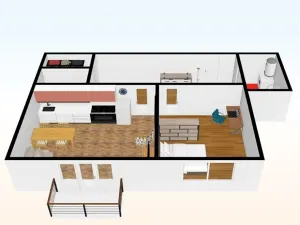 Pronájem bytu 2+kk, Praha - Vinohrady, náměstí Jiřího z Lobkovic, 52 m2