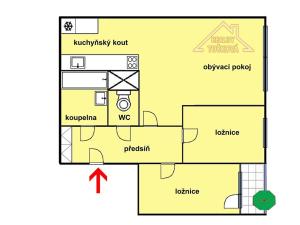 Pronájem bytu 3+kk, Praha - Břevnov, Radimova, 65 m2