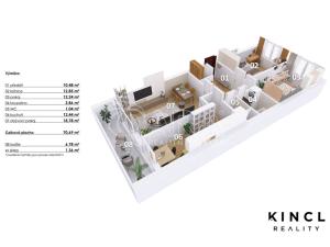 Prodej bytu 3+1, Nymburk, Zbožská, 70 m2