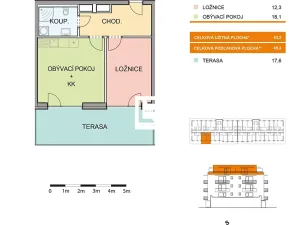 Prodej bytu 2+kk, Olomouc, Aloise Rašína, 46 m2