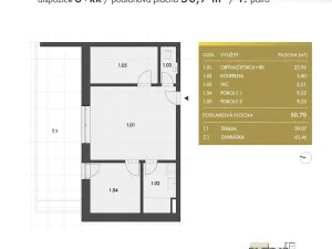 Prodej bytu 3+kk, Lednice, Slovácká, 51 m2