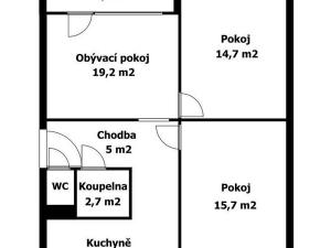 Pronájem bytu 3+1, Tachov, Sládkova, 91 m2