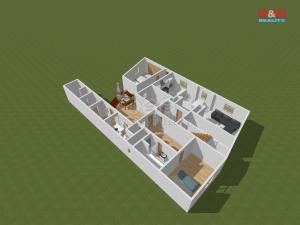 Prodej rodinného domu, Vroutek, Sadová, 152 m2