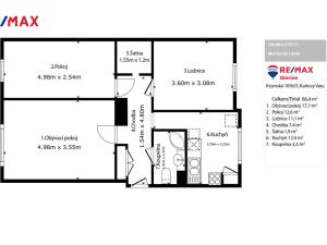 Prodej bytu 3+1, Mariánské Lázně, Libušina, 66 m2