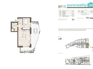Prodej bytu 2+kk, Železná Ruda, 58 m2