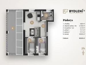 Prodej bytu 3+kk, Velemín, 89 m2