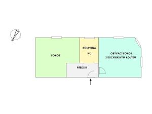 Prodej bytu 2+kk, Trutnov - Horní Staré Město, Dlouhá, 37 m2