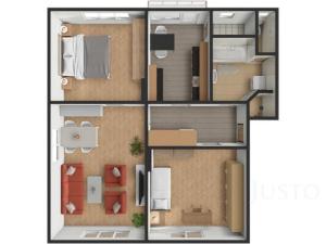 Prodej bytu 3+1, Písek - Budějovické Předměstí, Za Pazdernou, 72 m2