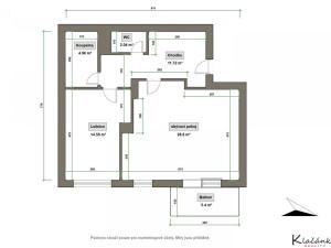 Prodej bytu 2+kk, Zlín - Malenovice, třída Svobody, 64 m2