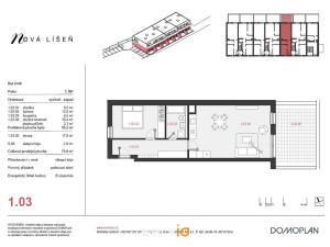 Prodej bytu 2+kk, Brno, Trnkova, 59 m2