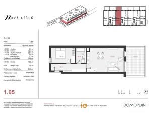 Prodej bytu 2+kk, Brno, Trnkova, 59 m2