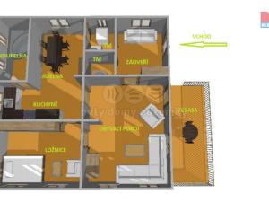 Pronájem rodinného domu, Velešín, K Malši, 65 m2
