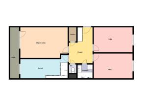 Pronájem bytu 3+1, Praha - Horní Měcholupy, Milánská, 72 m2
