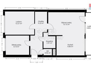 Prodej bytu 3+1, Mělník, Pivovarská, 70 m2