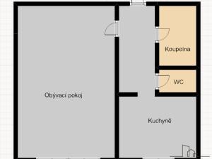Pronájem bytu 1+1, Ostrava - Hrabůvka, Oráčova, 37 m2