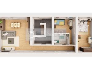 Prodej bytu 3+kk, Líšťany, Hunčice, 73 m2