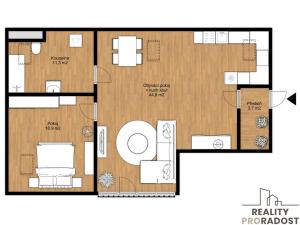 Pronájem bytu 2+kk, Třebotov, 79 m2