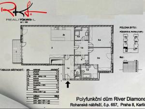 Pronájem bytu 3+kk, Praha - Karlín, 127 m2