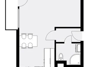 Pronájem bytu 1+kk, Brno, Gajdošova, 40 m2