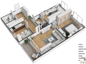 Prodej bytu 3+1, Břeclav, Na Valtické, 82 m2
