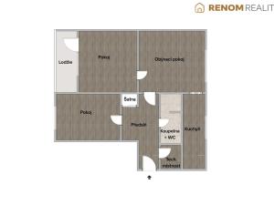 Prodej bytu 3+1, Olomouc, Družební, 70 m2