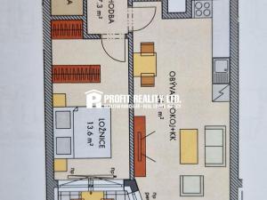 Pronájem bytu 2+kk, Praha - Stodůlky, Ferrariho, 52 m2