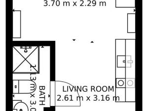 Pronájem bytu 1+kk, Brno, Václavská, 21 m2