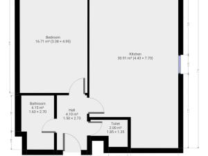 Pronájem bytu 2+kk, Praha - Dolní Počernice, Černodolská, 62 m2
